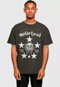 Футболка с принтом MOTORHEAD Merchcode, черный