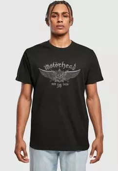 Футболка с принтом MOTORHEAD - WINGS BADGE Merchcode, черный