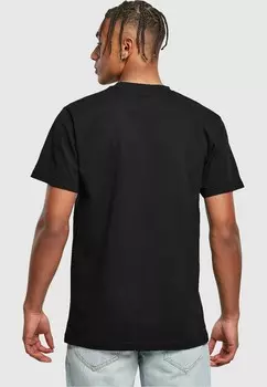 Футболка с принтом MOTRHEAD COLOUR ETCHED DOG ROUND NECK Merchcode, черный