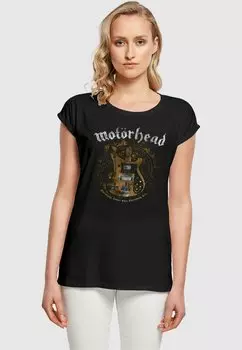 Футболка с принтом MOTRHEAD LEMMY BASS EXTENDED SHOULDER Merchcode, цвет black