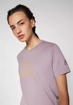 Футболка с принтом MOUNTAIN ATHLETICS FLEX TEE The North Face, фиолетовый