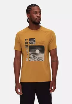 Футболка с принтом Mountain Day And Night Mammut, цвет cheetah