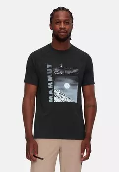 Футболка с принтом Mountain Day And Night Mammut, черный