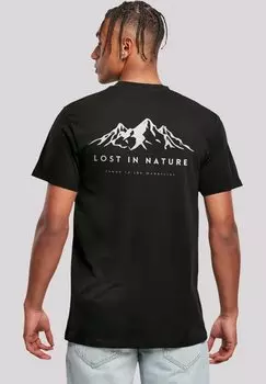 Футболка с принтом MOUNTAIN F4NT4STIC, черный