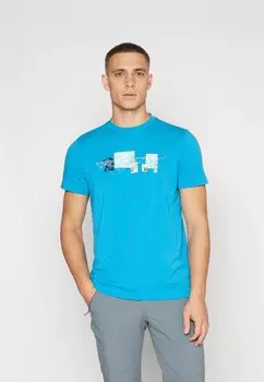 Футболка с принтом MOUNTAIN Mammut, синий
