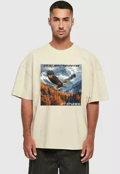 Футболка с принтом MOUNTAIN VIEW 2Y Studios, бежевый