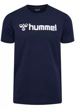 Футболка с принтом MOVER Hummel, цвет Marine
