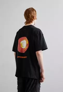 Футболка с принтом MSGM, цвет black