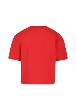 Футболка с принтом MSGM, красный