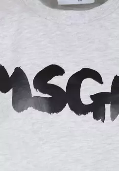 Футболка с принтом MSGM, серый