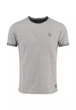 Футболка с принтом MT ARROW ROUND Key Largo, темно-синий