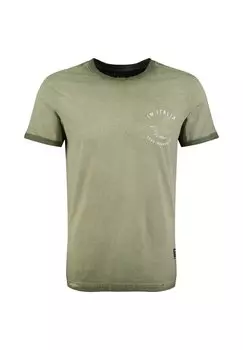Футболка с принтом MT PAZZO ROUND Key Largo, зеленый