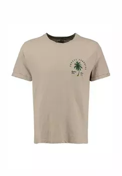 Футболка с принтом MT SAN DIEGO ROUND Key Largo, бежевый