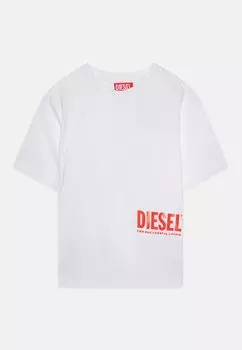 Футболка с принтом MTFIND OVER UNISEX Diesel, белый