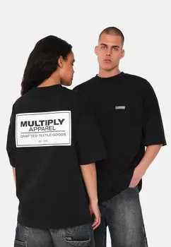 Футболка с принтом Multiply Apparel, черный