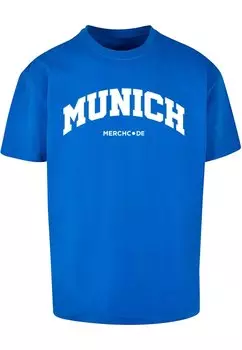 Футболка с принтом MUNICH WORDING-HEAVY Merchcode, цвет cobalt blue