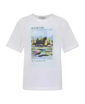 Футболка с принтом Munthe, белый