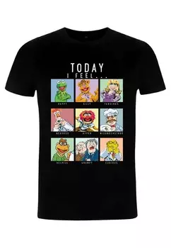Футболка с принтом MUPPETS MUPPET MOOD UNISEX Disney, черный