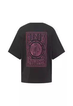 Футболка с принтом Mustang, черный