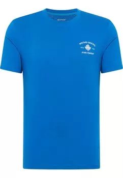 Футболка с принтом Mustang, цвет blau