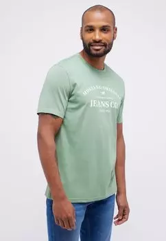 Футболка с принтом Mustang, цвет grn