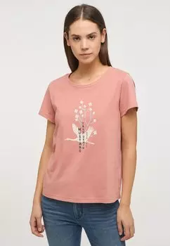 Футболка с принтом Mustang, цвет rosa