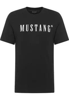 Футболка с принтом Mustang, цвет schwarz