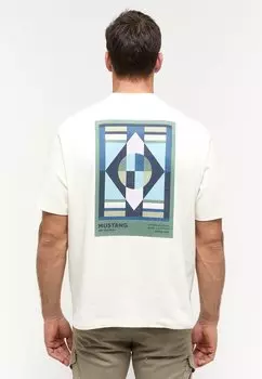 Футболка с принтом Mustang, цвет wei