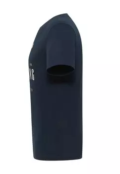 Футболка с принтом Mustang, синий