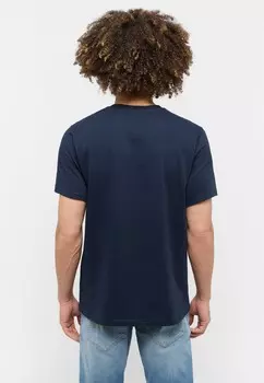 Футболка с принтом Mustang, синий