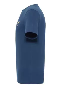 Футболка с принтом Mustang, темно-синий