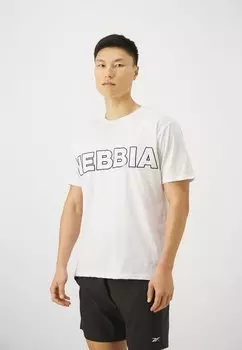Футболка с принтом МУЖСКАЯ Nebbia, белый