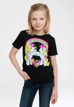 Футболка с принтом MY LITTLE PONY LOGOSHIRT, цвет schwarz