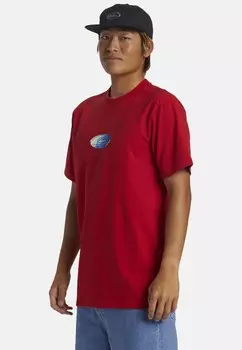 Футболка с принтом N.A.R. STN Quiksilver, красный