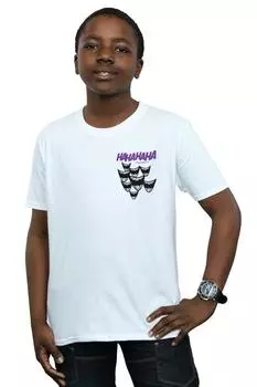 Футболка с принтом на груди «Бэтмен Джокер» DC Comics, белый