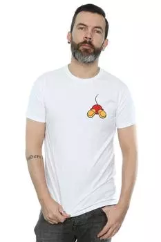 Футболка с принтом на груди с Микки Маусом сзади Disney, белый