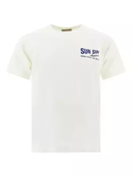 Футболка с принтом на груди Sun Surf, белый