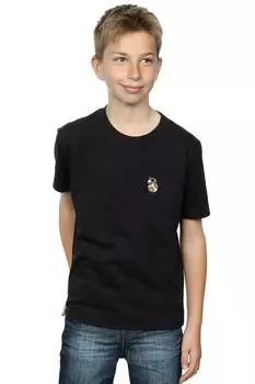 Футболка с принтом на груди The Force Awakens BB-8 Star Wars, черный