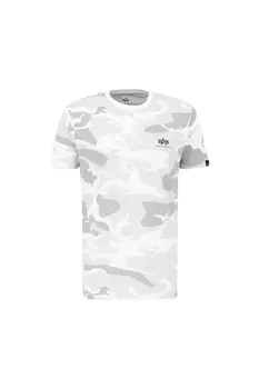 Футболка с принтом на спине и камуфляжным принтом Alpha Industries, мультиколор