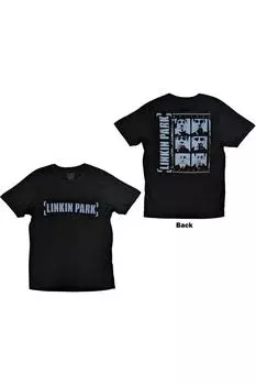 Футболка с принтом на спине Meteora Portraits Linkin Park, черный