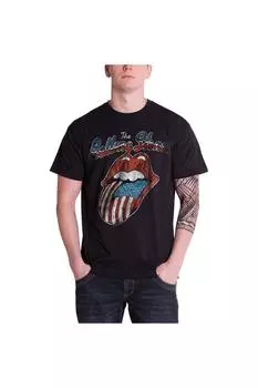 Футболка с принтом на спине Tour Of America '78 The Rolling Stones, черный