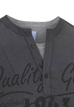 Футболка с принтом NANTE Jan Vanderstorm, серый