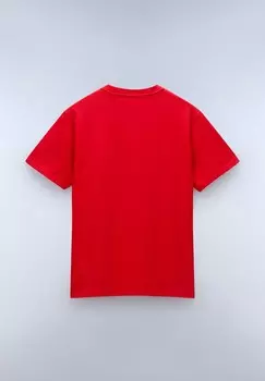 Футболка с принтом Napapijri, красный