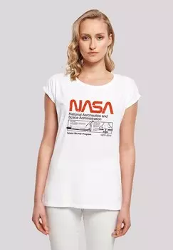 Футболка с принтом NASA Classic Space Shuttle F4NT4STIC, белый