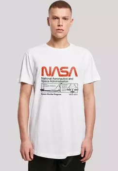 Футболка с принтом NASA Classic Space Shuttle F4NT4STIC, белый
