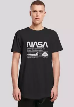 Футболка с принтом NASA SPACE SHUTTLE F4NT4STIC, черный