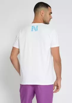 Футболка с принтом Nassau, белый