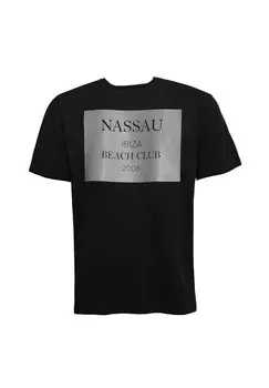 Футболка с принтом Nassau, черный