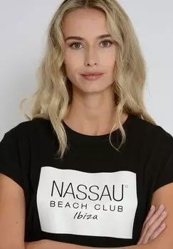 Футболка с принтом Nassau, черный