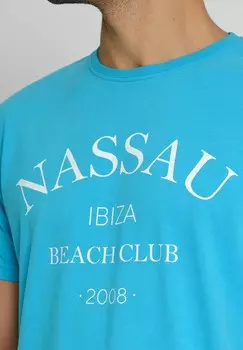 Футболка с принтом Nassau, синий